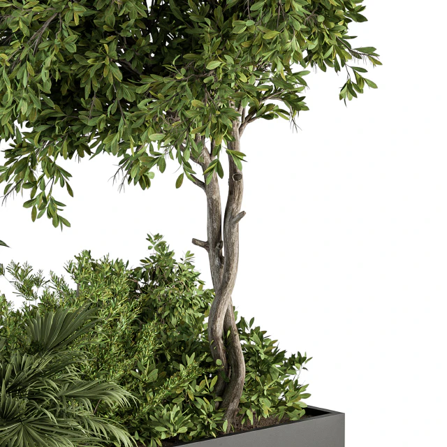Urban Furniture / Plant Box with Bench - Set 28 — Descargar