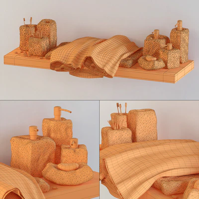 Batroom decor stone soap n2 / Bath room decor bath — Ver 4