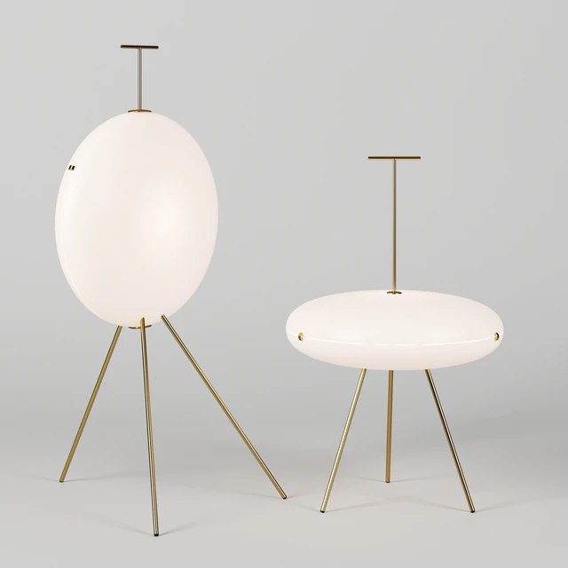Gio Ponti Luna lamps by TATO — Скачать