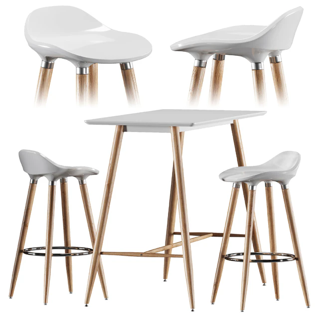 Bar table and chair Jysk Bryne, Bessho — Descargar