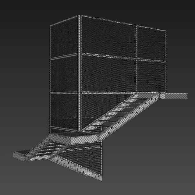 Old metal stair — Descargar