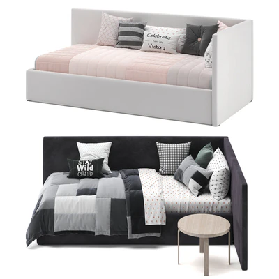 WoodNotes Corner Bed — Ver 4