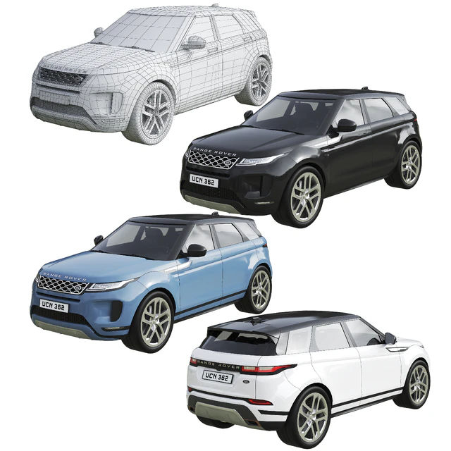 Low Poly Cars Set — Descargar