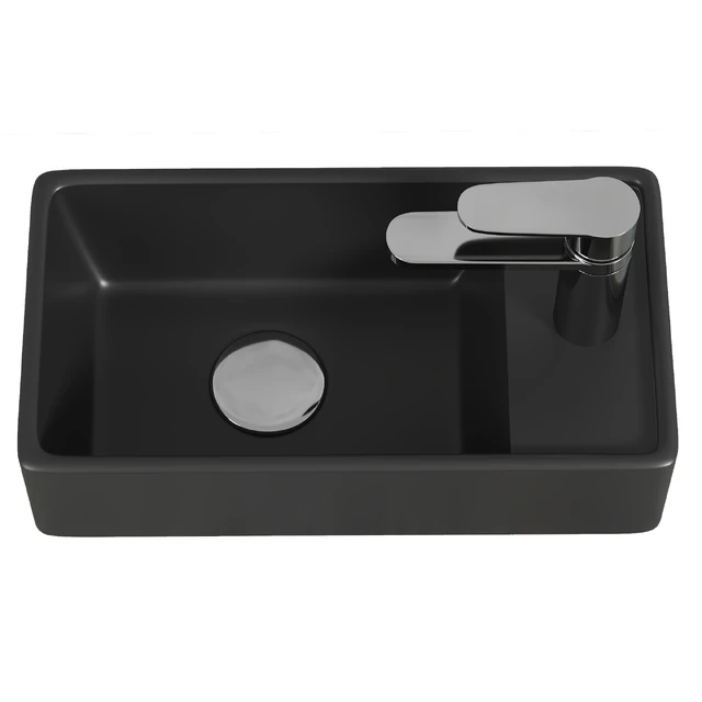 Wash-hand basin Melana 320351MG-805 41 cm gray matte — Descargar