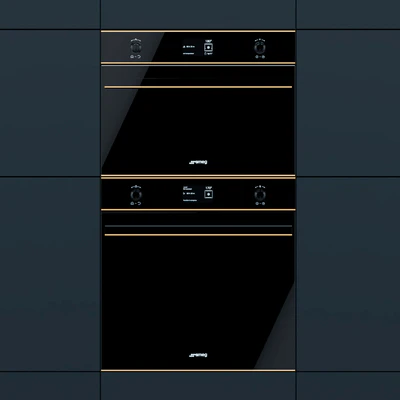 Smeg - духовой шкаф SFP6603NRE и компактный духовой шкаф SF4603MCNR — Вид 2