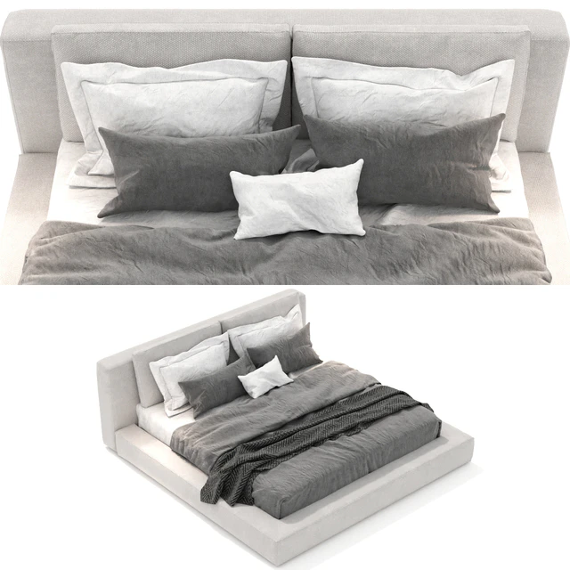 RH Cloud Slipcovered Platform Bed — Descargar