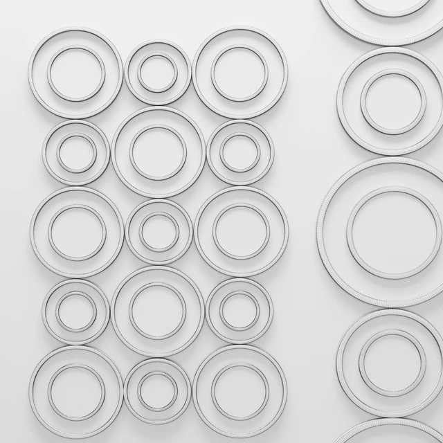Vobbia Metal Circles Mirror. Uttermost, mirror, circle, discs, wall decor, Aged, panel, decorative — Descargar