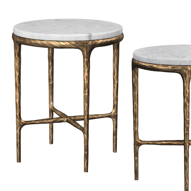HADDEUS MARBLE ROUND SIDE TABLE — Скачать