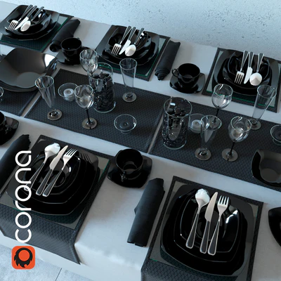 Table service Luminarc Quadrato Black — Ver 1