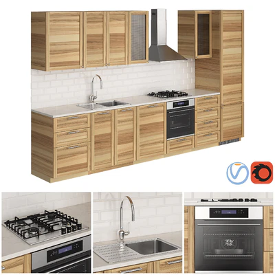 Kitchen Ikea Metod Torhamn — Ver 1