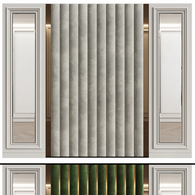 Wall panels in modern classic style 9 — Descargar