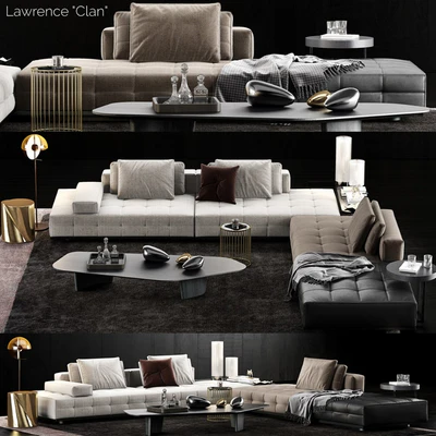 Minotti Lawrence Clan Sofa — Вид 1