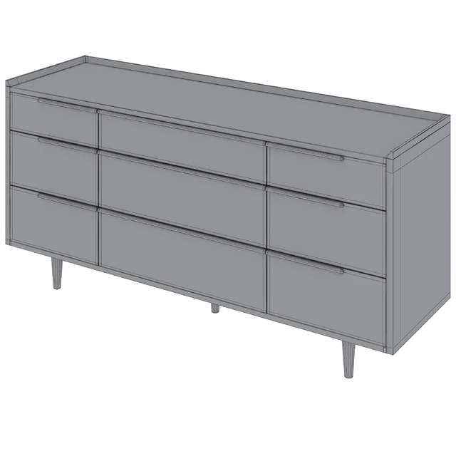 Tate 9-Drawer Dresser by Crate and Barrel — Скачать