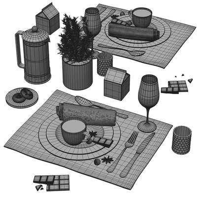 Table setting 2 — Ver 4