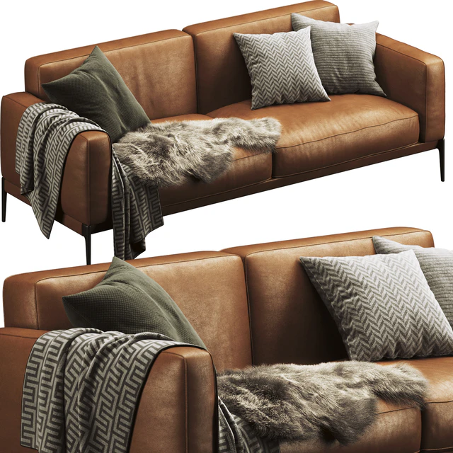 Flexform Romeo Compact Sofa — Descargar