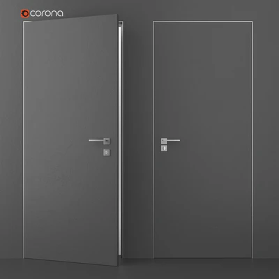 Flush-mounted interior door — Ver 4