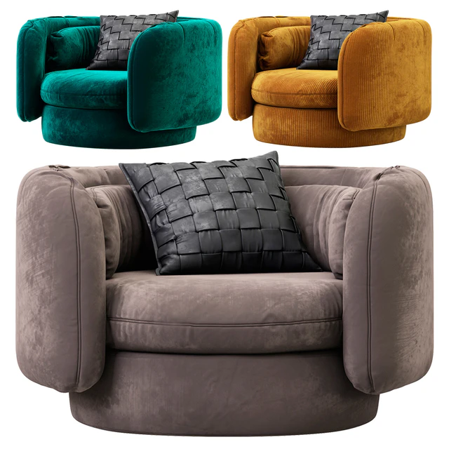 Group armchair Philippe Malouin for SCP — Скачать
