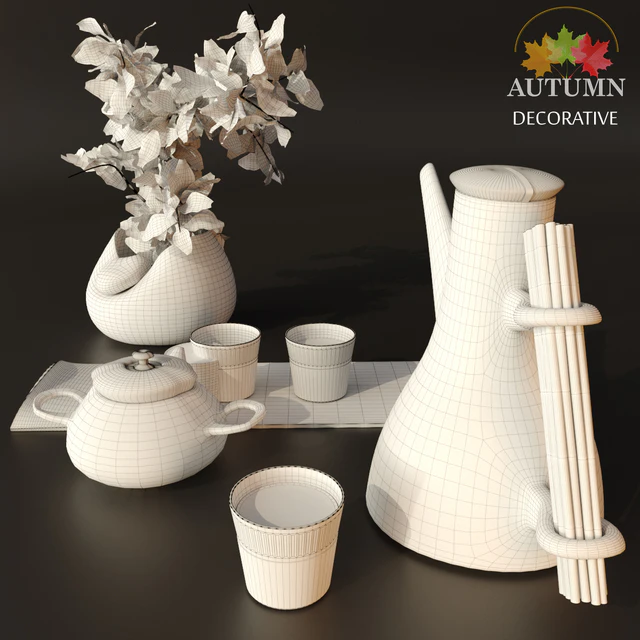Ceramic Set Decorative — Descargar