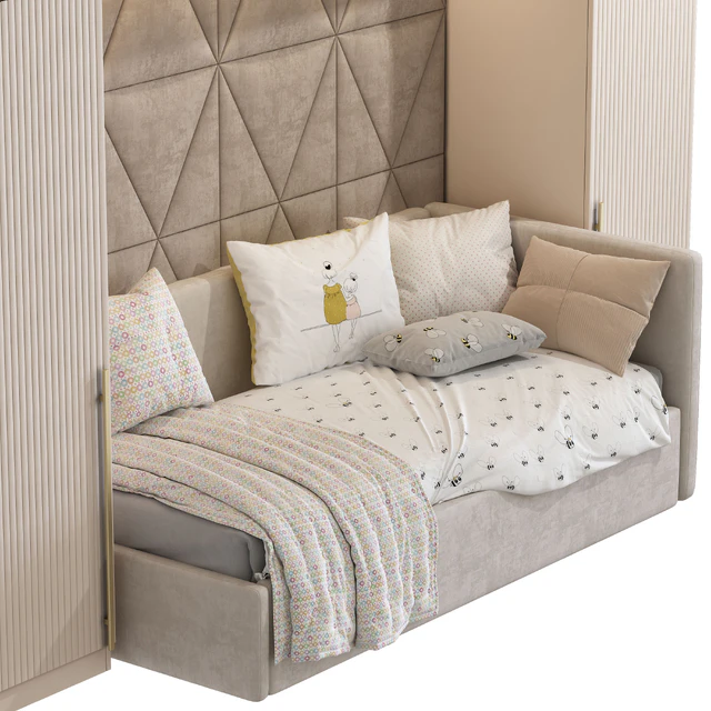 Upholstered sofa bed — Descargar