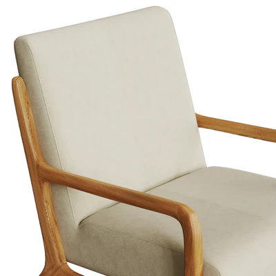 Zara Home Ash Wood and Linen Armchair — Ver 5