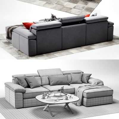 VAVICCI Diamante Corner Sofa — Ver 2