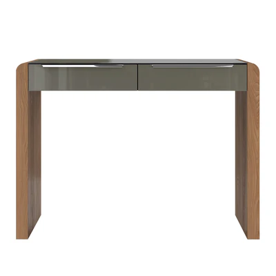 Sohome dressing table made of walnut veneer and glass — Ver 4