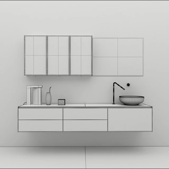 Bathroom furniture set Panta Rel 4 — Descargar