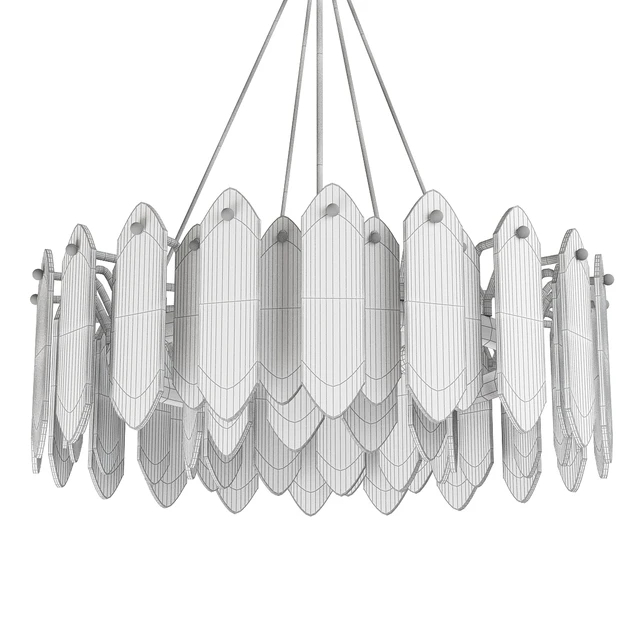 luxury & modern blurry crystal designer chandelier. code — Descargar