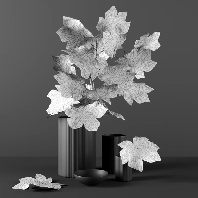 Decor set 9 with Maple Branch — Descargar