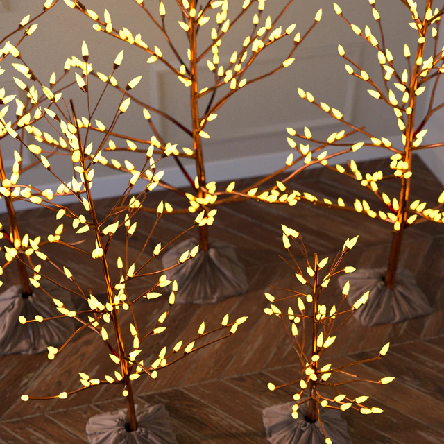 Decorative Christmas trees — Descargar