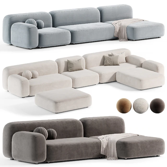 Modular Sofa Ribble-3 by Divan, Modular Sofa Ribble-3 — Descargar