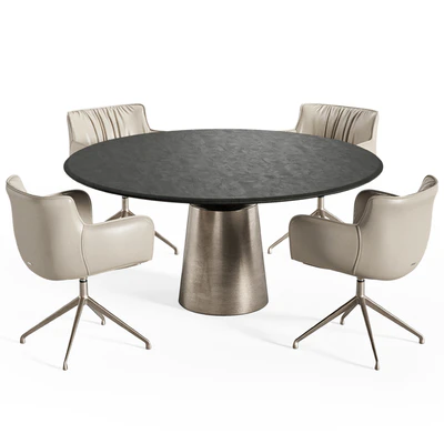 Cattelan Italia Yoda Argile table Rhonda chair — Вид 5