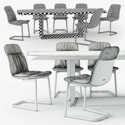 Cattelan Italia Kelly chair Dragon table — Вид 3