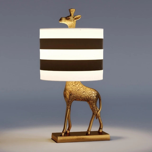 The Emily & Meritt Giraffe Complete Lamp — Скачать