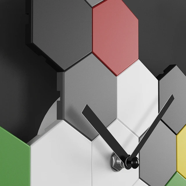 Ikea SMYCKE Wall clock, multicolor — Скачать