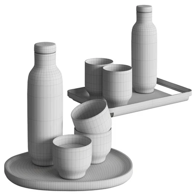 Bolia Glasses and Tray Set — Вид 3