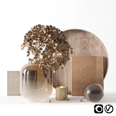 Decorative set with dryed hydrangea — Вид 1