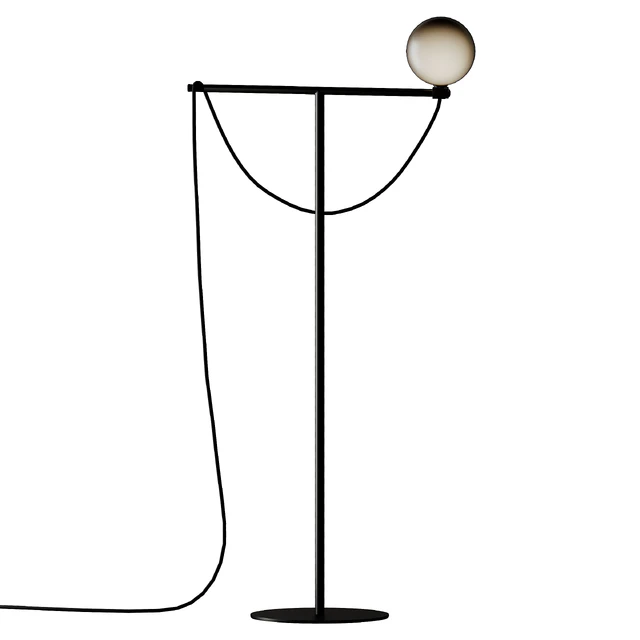 Handvärk Globe Floor Lamp Black — Descargar