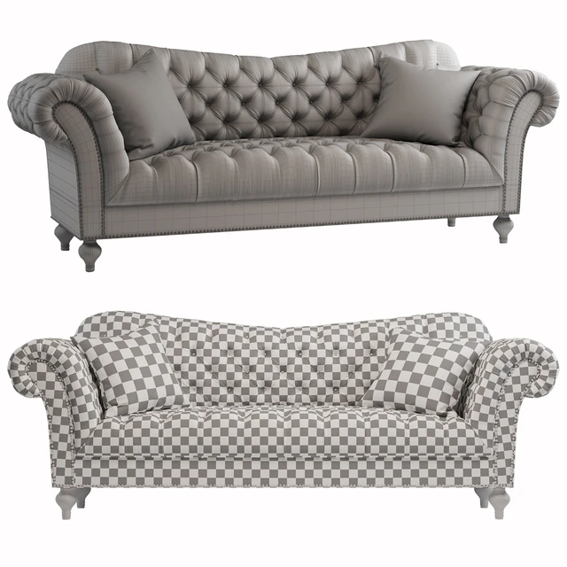 vanna Brussel Tufted sofa — Скачать