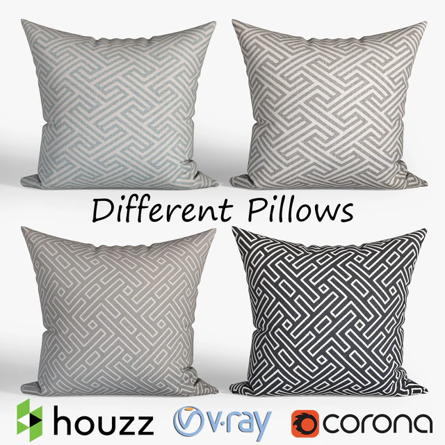 Decorative pillows Houzz set 060 — Скачать