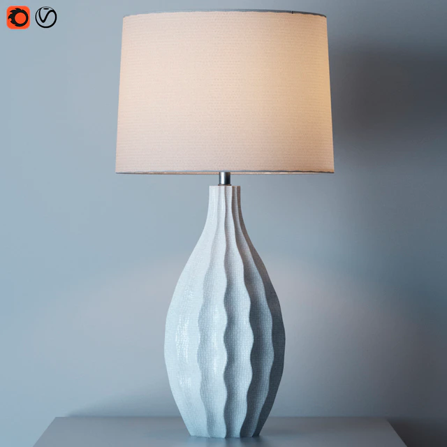 Otranto Ivory Crackle Table Lamp — Descargar