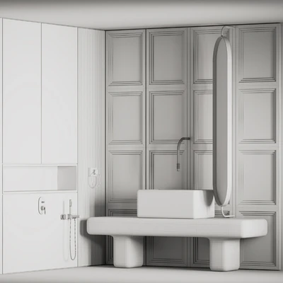 Bathroom Furniture Set 05 — Ver 6