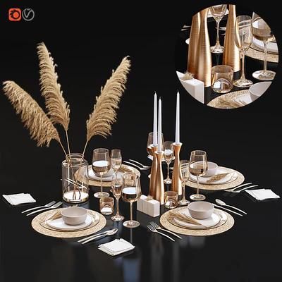 Сервировка стола / Table setting 22 — Вид 1