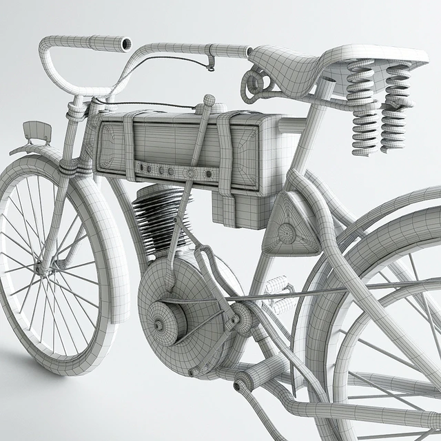 Motorbike Harley-Davidson in 1906 — Descargar