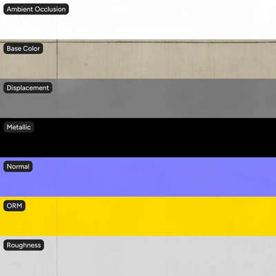 broom finish panel concrete wall texture — Ver 7