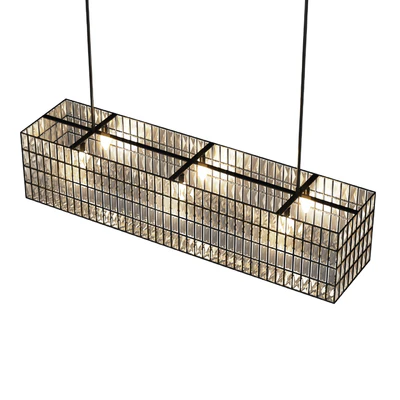 Adeline Crystal Rectangular Chandelier — Вид 4