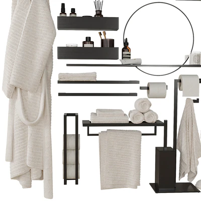Decorative bathroom set 204 — Ver 4