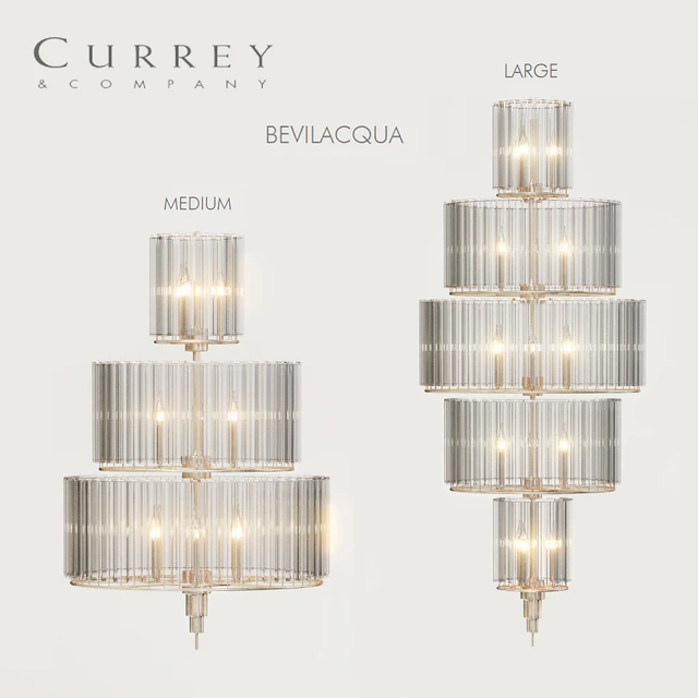 Currey &amp; Compamy BEVILACQUA Medium and Large chandeliers — Descargar