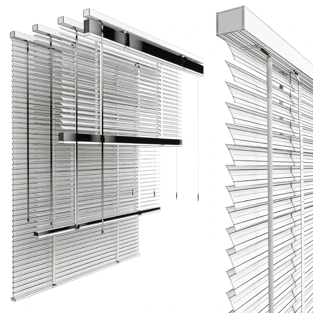 Metal blinds black & gray — Descargar