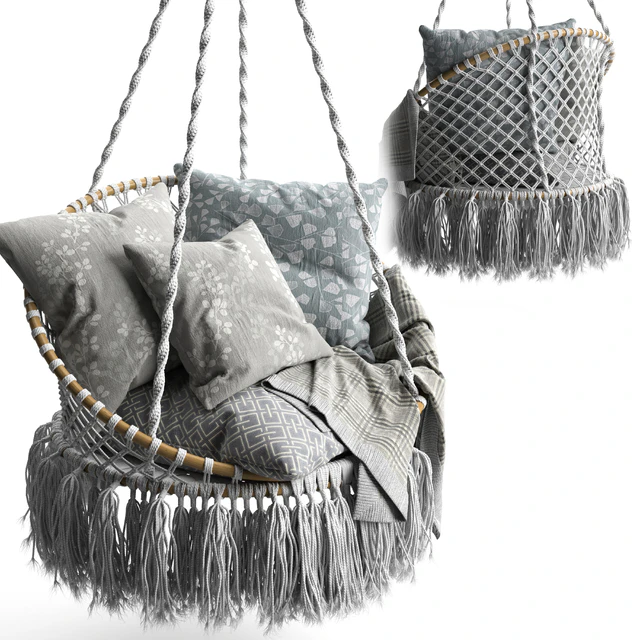 Rattan hammock SPELL Macrame — Скачать